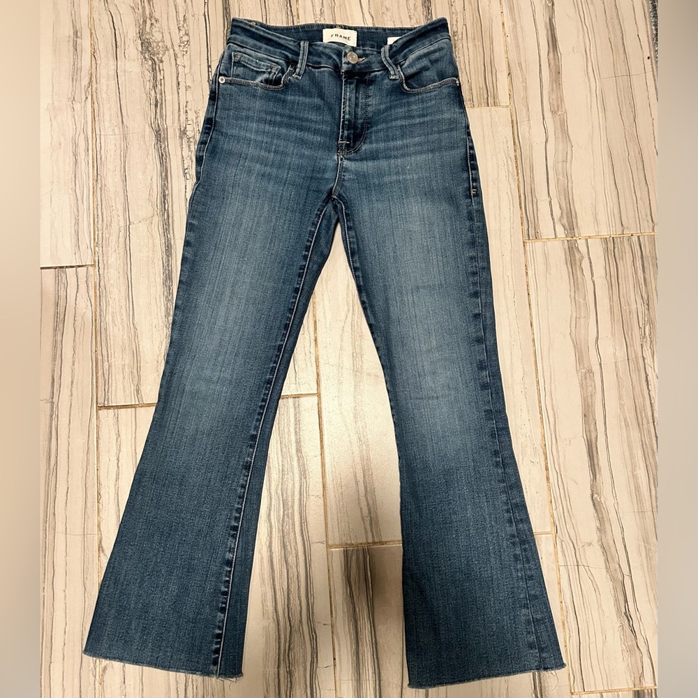 Frame Le Crop Mini Boot Stretch Jeans - Picture 16 of 16